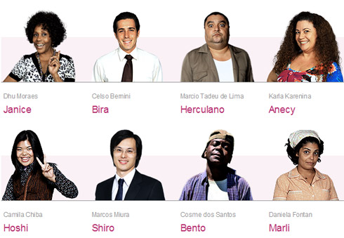 Novela Morde e Assopra: Elenco e Personagens