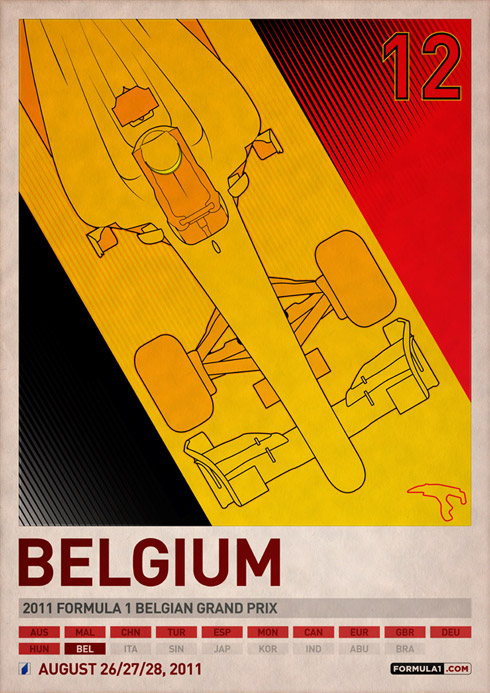 Fórmula 1: Posters fan made da temporada 2011