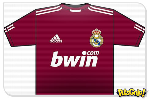 Real Madrid apresenta camisa grená