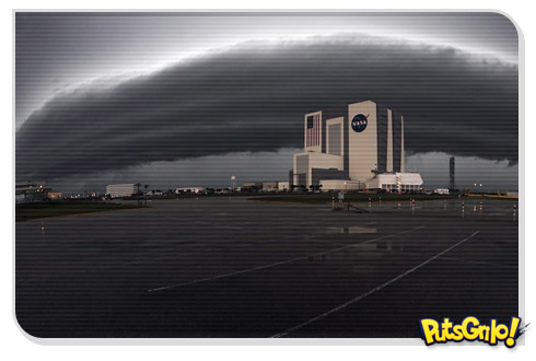 Foto impressionante de tempestade na Flórida