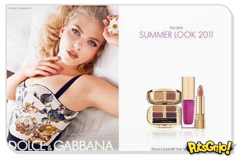 Scarlett Johansson na campanha para Dolce & Gabbana