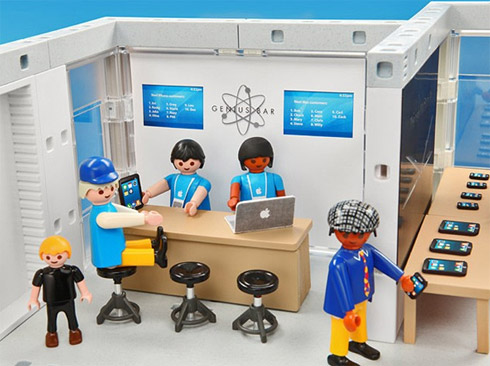 Loja da Apple em versão Playmobil