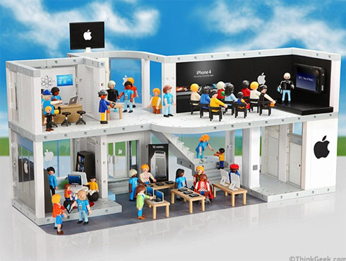 Loja da Apple em versão Playmobil