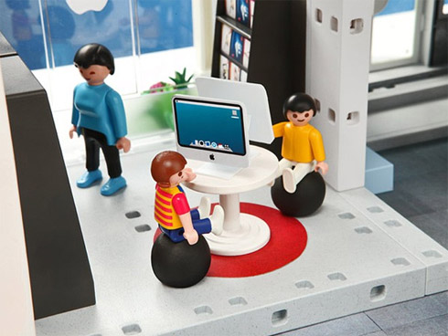 Loja da Apple em versão Playmobil