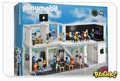 Loja da Apple em versão Playmobil