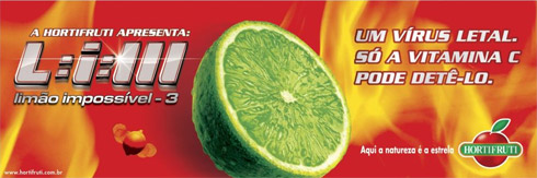Propagandas criativas da Hortifruti