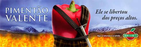 Propagandas criativas da Hortifruti