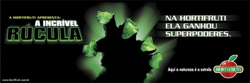 Propagandas criativas da Hortifruti