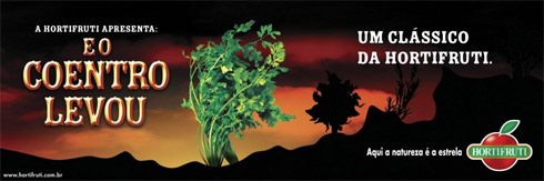 Propagandas criativas da Hortifruti