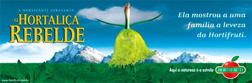 Propagandas criativas da Hortifruti