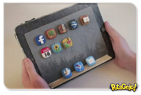 Vídeo de iPad de massa de modelar em stop motion