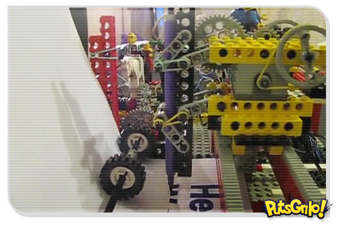 Impressora feita de Lego