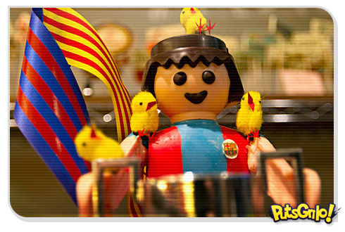 Messi vira Playmobil na Páscoa