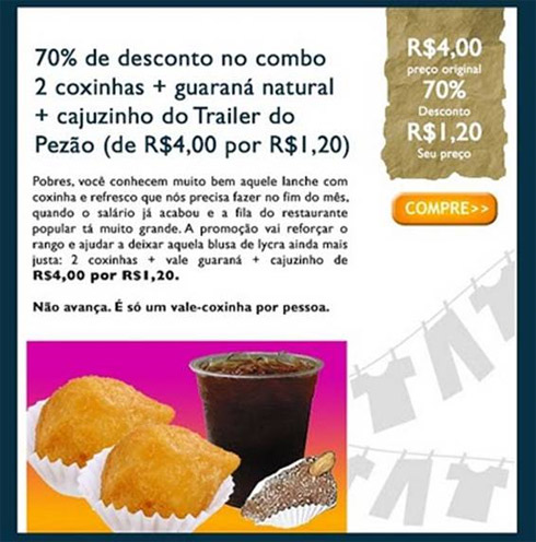 Pobre Urbano: As melhores ofertas da comunidade