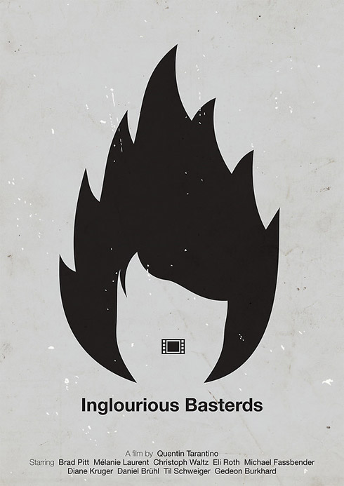 Filmes famosos com cartazes simplificados