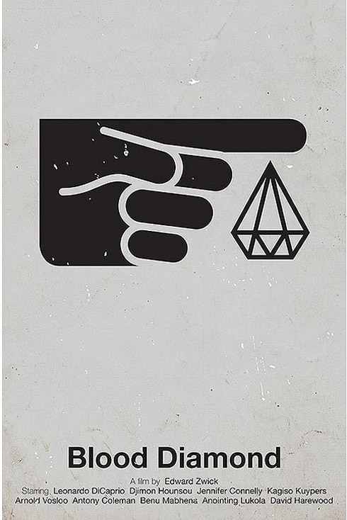 Filmes famosos com cartazes simplificados