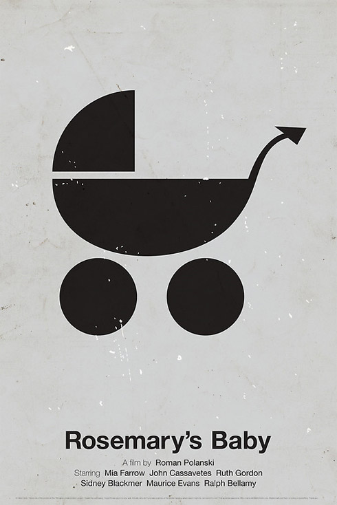 Filmes famosos com cartazes simplificados