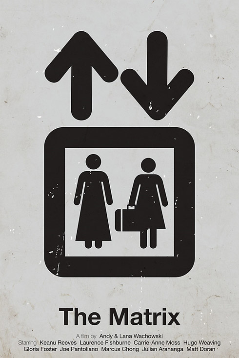 Filmes famosos com cartazes simplificados