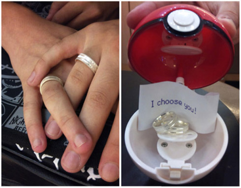 Pedido de Casamento numa Pokebola Pedido de Casamento numa Pokebola