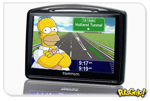 Homer Simpson empresta voz para GPS