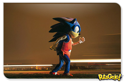 Cosplay de Sonic em prol da caridade