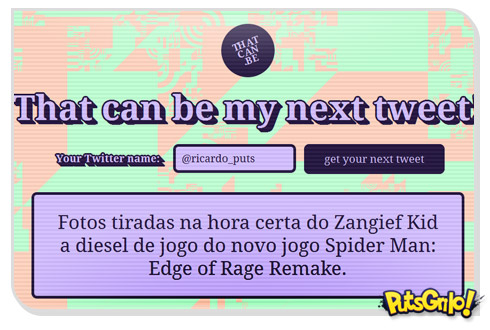 Twitter: Site para gerar tweets aleatórios
