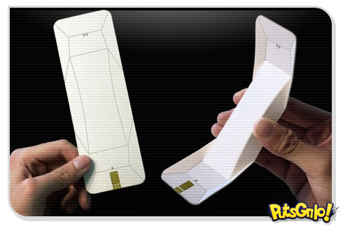 Telefone celular de origami