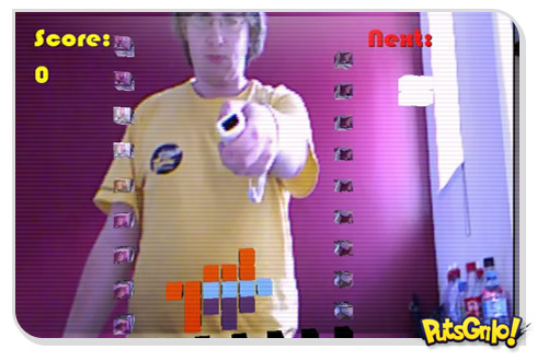 Kinect + Wii = Tetris em realidade aumentada