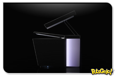 Vaso sanitário hitech com controle remoto touchscreen
