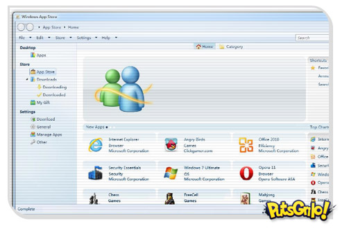 Windows 8: Imagens vazadas da loja de aplicativos