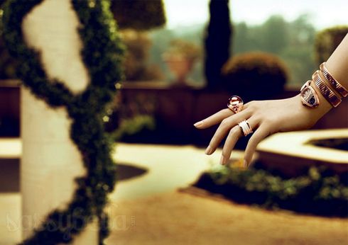 Kirsten Dunst para a nova campanha da Bulgari