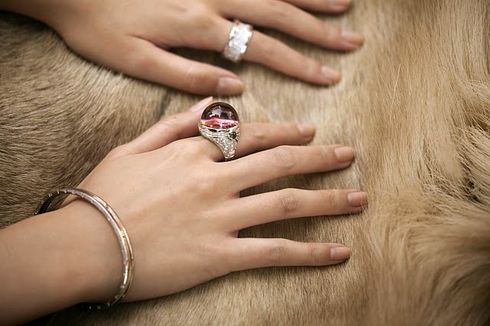 Kirsten Dunst para a nova campanha da Bulgari