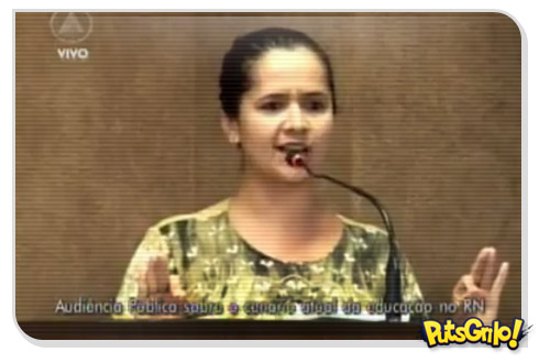 Professora Amanda Gurgel detona com os políticos Professora Amanda Gurgel detona com os políticos
