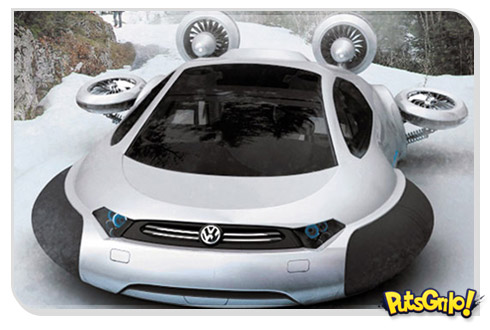 Design: Volkswagen cria hovercraft conceito Aqua