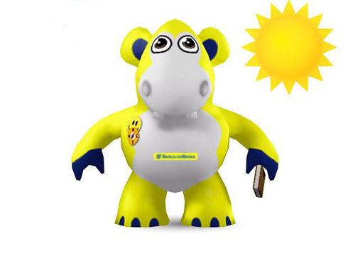 Bonecos 3D de marcas famosas Bonecos 3D de marcas famosas