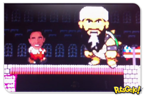 Osama x Obama: A caçada em versão Super Mario