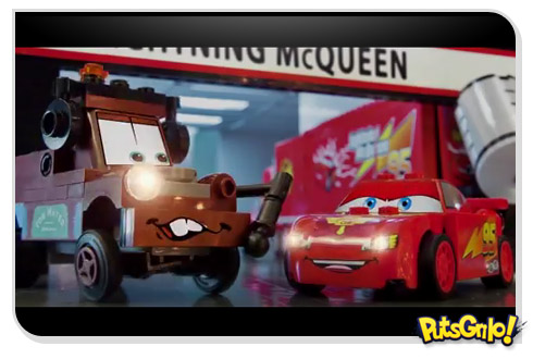 Filme Carros 2: Trailer em Lego