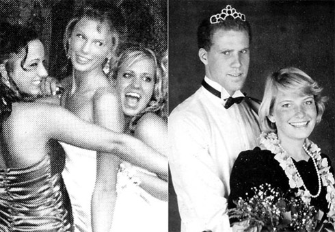 Celebridades em fotos de formatura