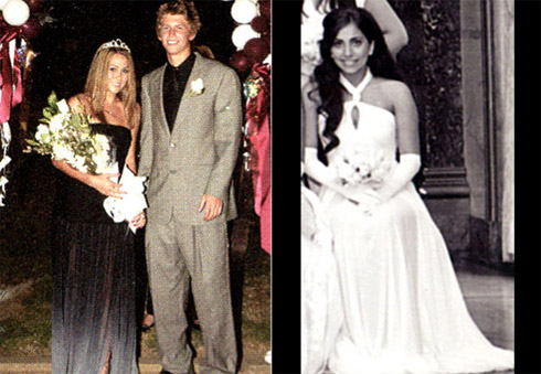 Celebridades em fotos de formatura