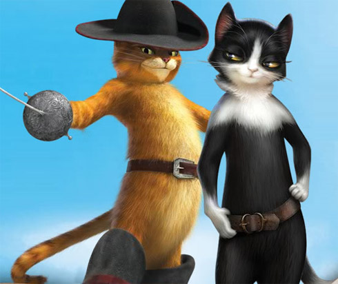 Filme O Gato de Botas divulga primeiras fotos