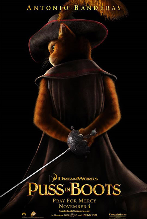 Filme O Gato de Botas divulga primeiras fotos