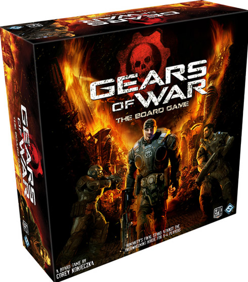 Jogo Gears of War vira jogo de tabuleiro