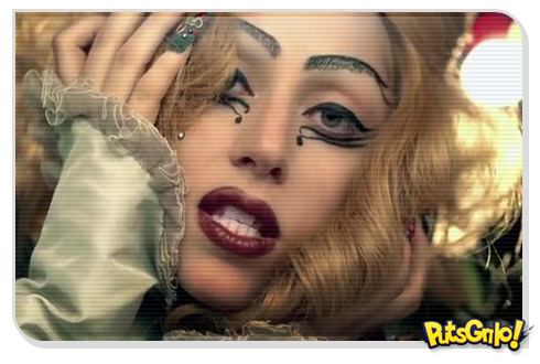 Lady Gaga no clipe da música Judas