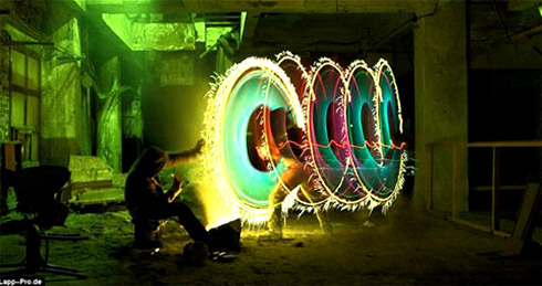 Fotos incríveis de pinturas de luz [Light Graffiti]