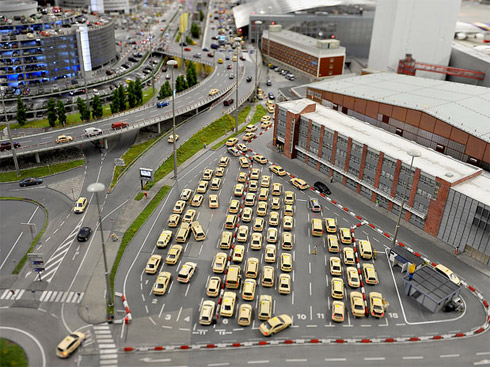 Aeroporto em miniatura na Alemanha