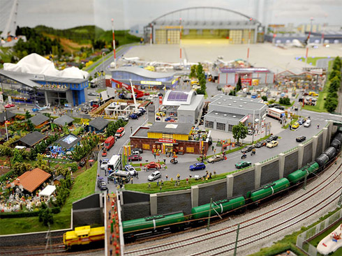 Aeroporto em miniatura na Alemanha