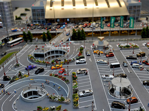 Aeroporto em miniatura na Alemanha