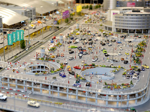 Aeroporto em miniatura na Alemanha