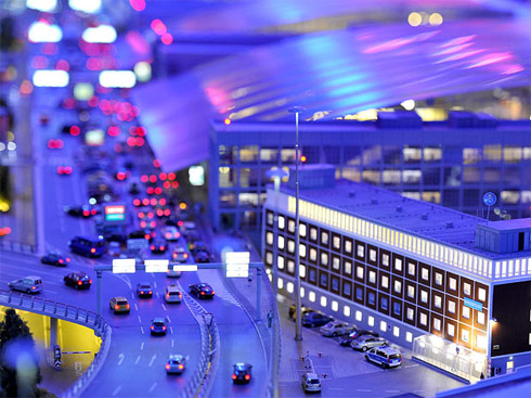 Aeroporto em miniatura na Alemanha