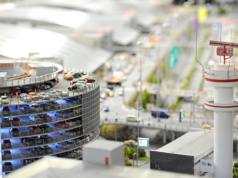 Aeroporto em miniatura na Alemanha